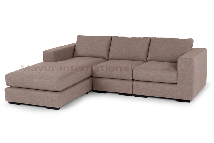 L Shape Fabric Sofa