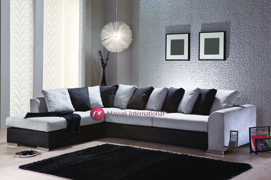 L Shape Fabric Sofa