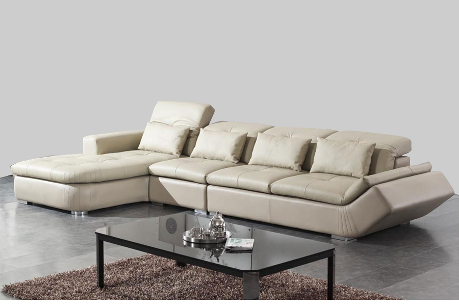 L Shape Leatherite Sofa