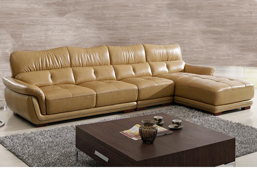 L Shape Leatherite Sofa