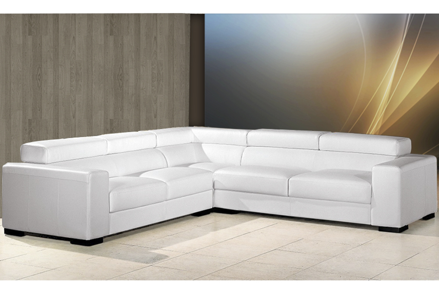 L Shape Leatherite Sofa